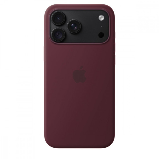 Etui silikonowe z MagSafe do iPhonea 18 Pro Max - burgund