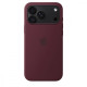 Etui silikonowe z MagSafe do iPhonea 18 Pro Max - burgund