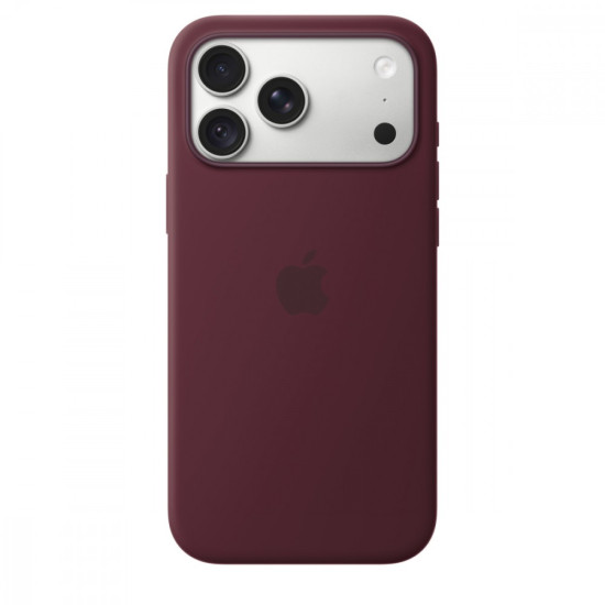 Etui silikonowe z MagSafe do iPhonea 18 Pro Max - burgund