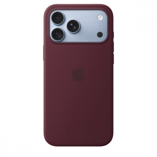 Etui silikonowe z MagSafe do iPhonea 18 Pro Max - burgund