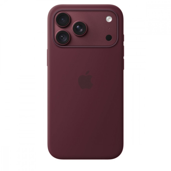 Etui silikonowe z MagSafe do iPhonea 18 Pro Max - burgund
