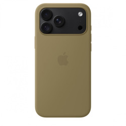 Etui silikonowe z MagSafe do iPhonea 18 Pro Max - oliwka