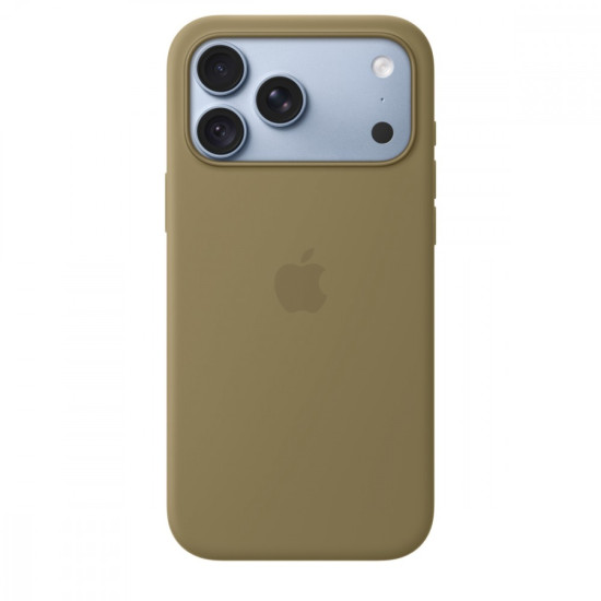 Etui silikonowe z MagSafe do iPhonea 18 Pro Max - oliwka