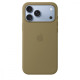 Etui silikonowe z MagSafe do iPhonea 18 Pro Max - oliwka