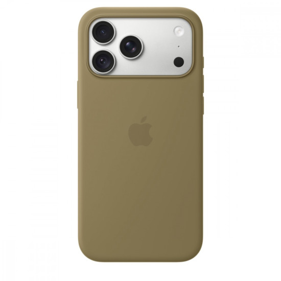 Etui silikonowe z MagSafe do iPhonea 18 Pro Max - oliwka