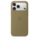 Etui silikonowe z MagSafe do iPhonea 18 Pro Max - oliwka