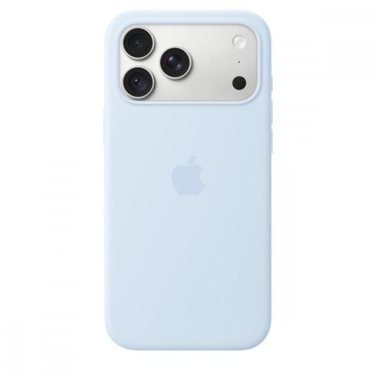 Etui silikonowe z MagSafe do iPhonea 18 Pro Max - chłodny błękit