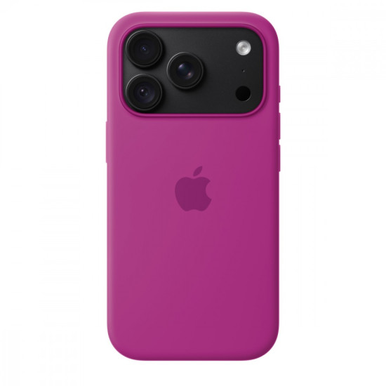 Etui silikonowe z MagSafe do iPhonea 18 Pro - magenta