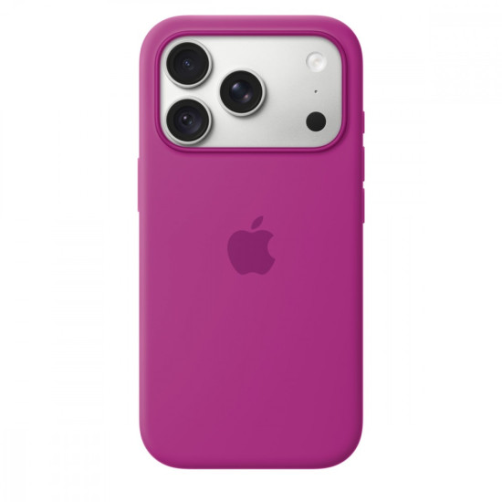Etui silikonowe z MagSafe do iPhonea 18 Pro - magenta