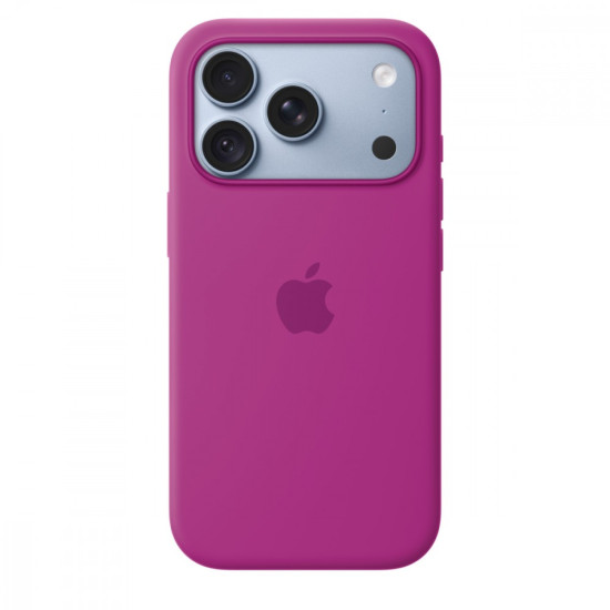 Etui silikonowe z MagSafe do iPhonea 18 Pro - magenta