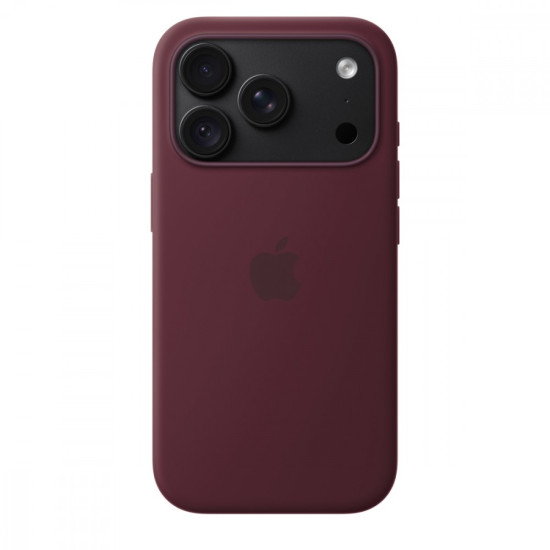 Etui silikonowe z MagSafe do iPhonea 18 Pro - burgund