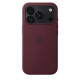 Etui silikonowe z MagSafe do iPhonea 18 Pro - burgund
