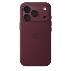 Etui silikonowe z MagSafe do iPhonea 18 Pro - burgund