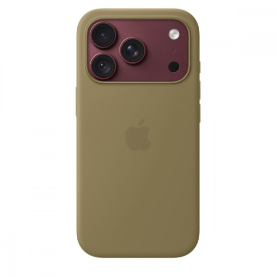 Etui silikonowe z MagSafe do iPhonea 18 Pro - oliwka