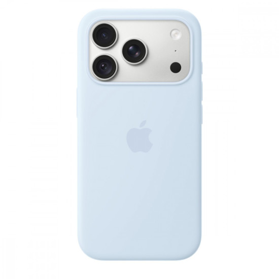 Etui silikonowe z MagSafe do iPhonea 18 Pro - chłodny błękit
