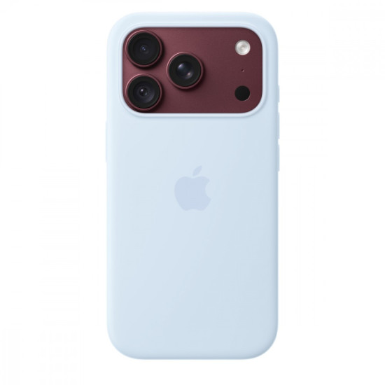 Etui silikonowe z MagSafe do iPhonea 18 Pro - chłodny błękit