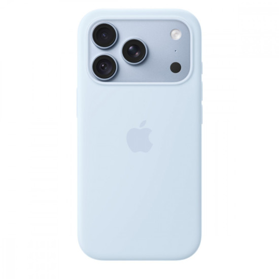Etui silikonowe z MagSafe do iPhonea 18 Pro - chłodny błękit