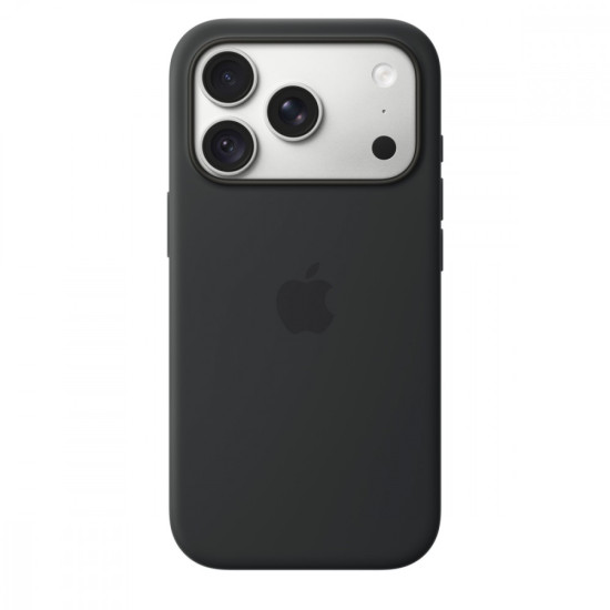 Etui silikonowe z MagSafe do iPhonea 18 Pro - czarny