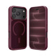 Etui Matte Magnetic MagSafe iPhone 18 Pro / iPhone 17 Pro burgundowe