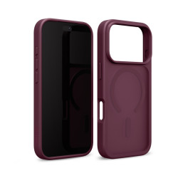 Etui Matte Magnetic MagSafe iPhone 18 Pro / iPhone 17 Pro burgundowe