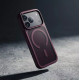 Etui Matte Magnetic MagSafe iPhone 18 Pro / iPhone 17 Pro burgundowe