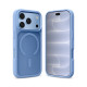 Etui Matte Magnetic MagSafe iPhone 18 Pro / 17 Pro niebieskie