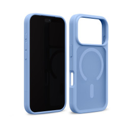 Etui Matte Magnetic MagSafe iPhone 18 Pro / 17 Pro niebieskie