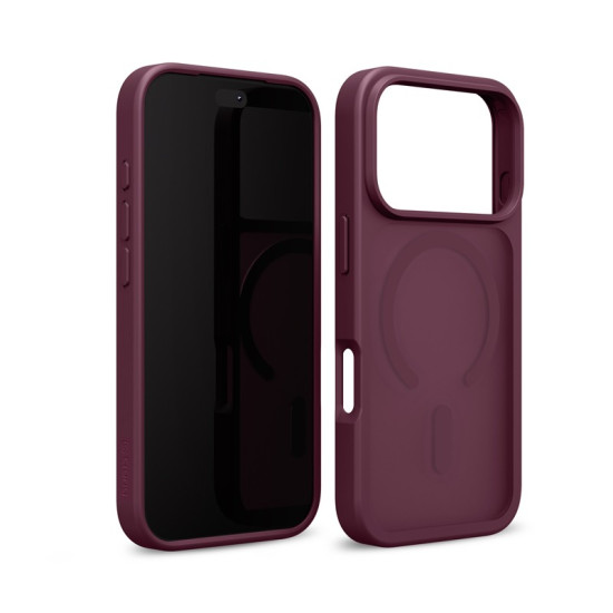 Etui Matte Magnetic MagSafe iPhone 18 Pro Max / 17 Pro Max burgundowe