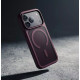 Etui Matte Magnetic MagSafe iPhone 18 Pro Max / 17 Pro Max burgundowe