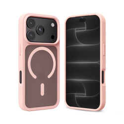 Etui Matte Magnetic MagSafe iPhone 18 Pro Max / 17 Pro Max różowe