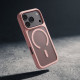 Etui Matte Magnetic MagSafe iPhone 18 Pro Max / 17 Pro Max różowe
