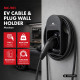 Uchwyt ścienny na kabel do ładowarki EV MC-901 