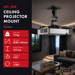 Uchwyt sufitowy do projektora MC-208 B 