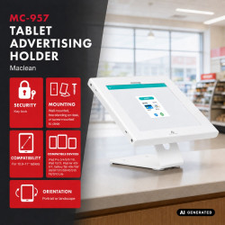 Uchwyt reklamowy do tabletu MC-957 W 