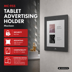 Uchwyt reklamowy do tabletu MC-955 B 
