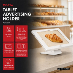 Uchwyt reklamowy do tabletu MC-956 W 
