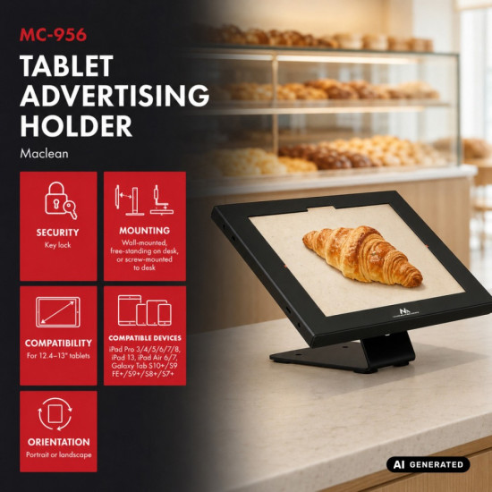 Uchwyt reklamowy do tabletu MC-956 B 