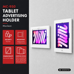 Uchwyt reklamowy do tabletu MC-950 W 