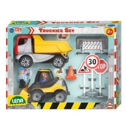 Truckies Zestaw Plac budowy w pudełku 