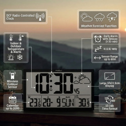 Zegar ścienny LCD wielofunkcyjny GB218 