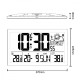 Zegar ścienny LCD wielofunkcyjny GB218 