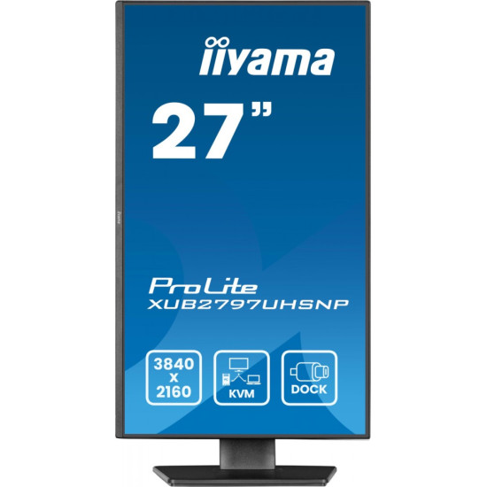 Monitor 27 cali XUB2797UHSNP-B1, 4K, IPS, DP, HDMI, USB-C, Pivot, HAS