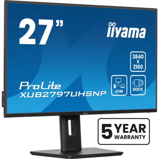 Monitor 27 cali XUB2797UHSNP-B1, 4K, IPS, DP, HDMI, USB-C, Pivot, HAS