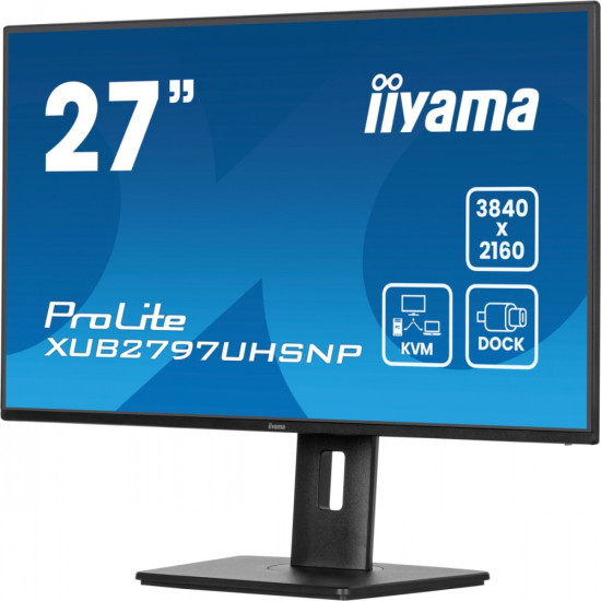 Monitor 27 cali XUB2797UHSNP-B1, 4K, IPS, DP, HDMI, USB-C, Pivot, HAS
