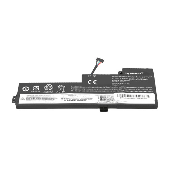 Bateria 01AV419 do Lenovo T470 T480 A475 A485 - 2000 mAh (23 Wh)