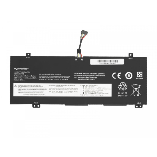 Bateria L18M4PF3 L18C4PF4 do Lenovo IdeaPad S540 - 3200 mAh (49 Wh)