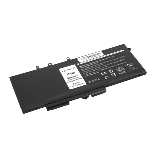 Bateria GJKNX do Dell Latitude 5280 5480 5490 5590- 6000 mAh (46 Wh)