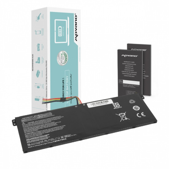 Bateria AC14B13J AC14B18J do Acer Aspire ES1 V3 - 3600 mAh (41 Wh)