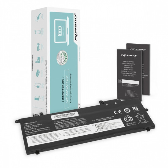 Bateria L17C6P71 do Lenovo Thinkpad X280 A285 - 3900 mAh (44 Wh)