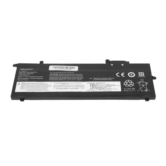 Bateria L17C6P71 do Lenovo Thinkpad X280 A285 - 3900 mAh (44 Wh)